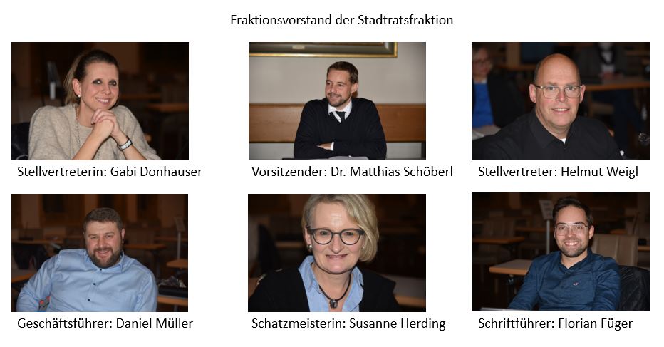 Fraktionsvorstand der Amberger CSU